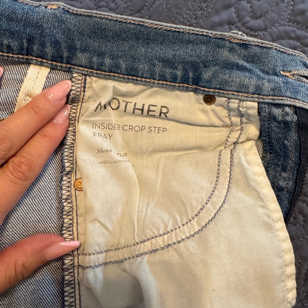 Mother Insider Crop Step Fray - Picture 4 of 4